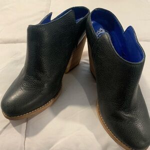 Stylish Navy Blue James Campbell Ankle Boots